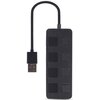 Hub GEMBIRD UHB-U2P4-05 USB 2.0, Pasywny Dodatkowe informacje Przycisk włączania/wyłączania