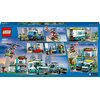 LEGO 60371 City Parking dla pojazdów uprzywilejowanych Motyw Parking dla pojazdów uprzywilejowanych