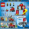 LEGO 60375 City Remiza strażacka i wóz strażacki Motyw Remiza strażacka i wóz strażacki