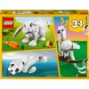 LEGO 31133 Creator Biały królik 3w1 Motyw Biały królik