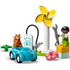 LEGO 10985 DUPLO Turbina wiatrowa i samochód elektryczny Kod producenta 10985