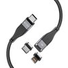 Kabel magnetyczny USB - Lightning/USB-C TECH-PROTECT UltraBoost 2w1 PD60W/3A 1 m Typ USB - USB-C