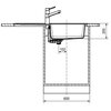 Zlewozmywak jednokomorowy z ociekaczem FRANKE Basis BFG 611-97 114.0676.289 Onyx 50x97 Typ Wbudowywany