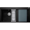 Zlewozmywak jednokomorowy z ociekaczem FRANKE Mythos MTG 611-100 114.0675.939 Onyx 51.5x100