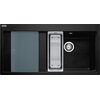 Zlewozmywak jednokomorowy z ociekaczem FRANKE Mythos MTG 611-100 114.0675.940 Onyx 51.5x100
