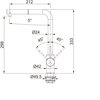 Bateria FRANKE Sirius L Side Pull-out 115.0668.280 Chrom Typ Stojąca