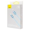 Kabel  USB - Lightning BASEUS Crystal Shine 2.4A 20W 1.2 m Jasno-niebieski Długość [m] 1.2