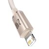 Kabel USB - Lightning BASEUS Crystal Shine 2.4A 1.2 m Różowy Długość [m] 1.2