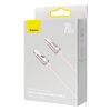 Kabel USB Typ-C - Lightning BASEUS Crystal Shine 2.4A 20W 1.2 m Różowy Długość [m] 1.2