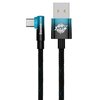 Kabel USB - USB-C BASEUS MVP 2 Elbow 100W 1 m Czarno-niebieski