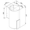 U Okap VDB Tube P Glass Black Filtr przeciwtłuszczowy Aluminiowy