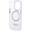 Etui GUESS Metal Outline MagSafe do Apple iPhone 14 Pro Przezroczysto-niebieski Gwarancja 24 miesiące