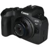 Czarny aparat fotograficzny z widocznym logo "Canon" oraz oznaczeniem modelu "EOS R6", wyposażony w obiektyw z napisem "Laowa 10mm f/4.0 Cookie Ø37mm". Na obiektywie widoczne są oznaczenia przysłony i odległości ogniskowej.