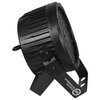 Reflektor LIGHT4ME Black Par 30x3W RGBA-UV LED Złącze DMX wyjście