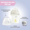 Butelka CHICCO NaturalFeeling 150 ml Przezroczysto-biały Antykolkowa Tak