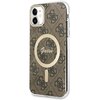 Etui GUESS 4G Print do Apple iPhone 11 Brązowy + Ładowarka MagSafe Seria telefonu iPhone