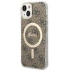 Etui GUESS 4G Print do Apple iPhone 14 Plus Brązowy + Ładowarka MagSafe Seria telefonu iPhone