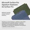 Klawiatura MICROSOFT Surface Signature Pro Keyboard Szafirowy Komunikacja z komputerem Bezprzewodowa