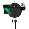 Ładowarka indukcyjna BASEUS Swan 3w1 MagSafe 15W Czarna Napięcie wyjściowe [V] 5