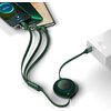 Kabel USB do Micro USB/Lightning/USB-C BASEUS Bright Mirror 3 3w1 66W 1.1 m Zielony Rodzaj Kabel