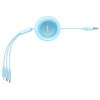 Kabel USB - Lightning/USB-C/Micro USB BASEUS Bright Mirror 2 1.1 m Błękitny Obsługiwane zasilanie [W] do 100