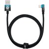 Kabel USB - Lightning kątowy BASEUS MVP 2 1 m Czarno-niebieski Długość [m] 1