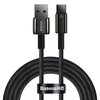 Kabel USB - USB-C BASEUS Tungsten Gold 100W 2m Czarny
