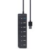 Hub GEMBIRD UHB-U3P1U2P6P-01 USB 3.2 Gen. 1, Pasywny Typ Pasywny
