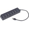 Hub GEMBIRD UHB-U3P1U2P6P-01 USB 3.2 Gen. 1, Pasywny Dodatkowe informacje Przycisk włączania/wyłączania