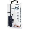 Hub GEMBIRD UHB-U3P4P-01 USB 3.2 Gen. 1, Pasywny Interfejs USB 3.2 Gen. 1