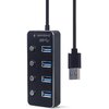 Hub GEMBIRD UHB-U3P4P-01 USB 3.2 Gen. 1, Pasywny Dodatkowe informacje Przycisk włączania/wyłączania