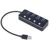 Hub GEMBIRD UHB-U3P4P-01 USB 3.2 Gen. 1, Pasywny Dodatkowe informacje Dioda LED sygnalizująca status urządzenia