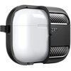 Etui na słuchawki SPIGEN Rugged Armor Apple Airpods Pro 1/2 Czarny Karabińczyk Tak