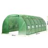 Szklarnia MIRPOL 300 x 600 x 200 cm Zielony Materiał Polietylen