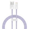 Kabel USB - Lightning BASEUS Dynamic 2 1m Fioletowy