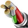 Kabel USB - Lightning BASEUS Glimmer 2 m Czarny Złącze 1 USB-A