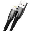 Kabel USB - Lightning BASEUS Glimmer 2 m Czarny Rodzaj Kabel