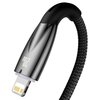 Kabel USB-C - Lightning BASEUS Glimmer 1 m Czarny Długość [m] 1
