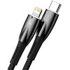 Kabel USB-C - Lightning BASEUS Glimmer 1 m Czarny Długość [m] 1