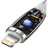 Kabel USB-C - Lightning BASEUS Glimmer 1m Biały Ulica i numer budynku Rudzka 65c