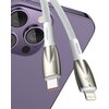 Kabel USB-C - Lightning BASEUS Glimmer 1m Biały Gwarancja 24 miesiące