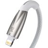 Kabel USB-C - Lightning BASEUS Glimmer 1m Biały Rodzaj Kabel