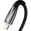 Kabel USB - Lightning BASEUS Glimmer 1 m Czarny Gwarancja 24 miesiące