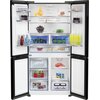 U Lodówka BEKO GN1426233ZDRXN Side by Side No frost 182cm Ciemny Inox Podajnik wody Kostkarka Liczba półek 2