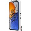 Smartfon HUAWEI nova Y61 4/64GB 6.52" Niebieski 51097HLG Aparat Tylny 50 Mpx + 2x2 Mpx, Przedni 5 Mpx