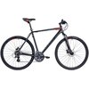 Rower crossowy INDIANA X-Cross 2.0 M17 męski Czarno-czerwony 2023 Rozmiar koła [cal] 28
