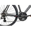 Rower crossowy INDIANA X-Cross 2.0 M17 męski Czarno-czerwony 2023 Kolekcja 2023