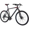 Rower crossowy INDIANA X-Cross 2.0 M17 męski Czarno-czerwony 2023