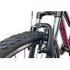 Rower górski MTB INDIANA X-Pulser 1.6 D15 26 cali damski Czarno-różowy Przerzutka przednia marka Shimano Tourney