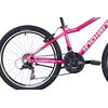 Rower młodzieżowy INDIANA Roxy Jr 24 cale dla dziewczynki Różowo-miętowy Przerzutka tylna marka Shimano Tourney